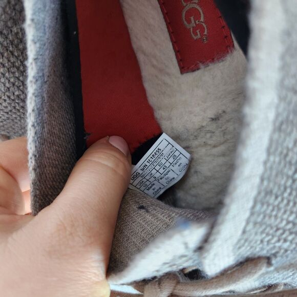 UGG Hyperweave Wool "Dark charcoal"  Mens Chukka Boot Shoes  US Size 10 - Picture 7 of 9